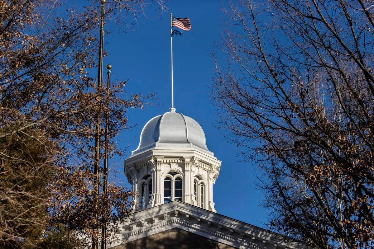 El edificio del Capitolio del Estado de Nevada, el domingo 17 de enero de 2021, en Carson City, ...