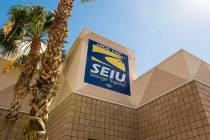 La oficina del SEIU se muestra en Las Vegas. (Las Vegas Review-Journal)