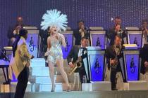 Lady Gaga se muestra en el regreso de "Jazz + Piano" en Dolby Live at Park MGM. el jueves 31 de ...