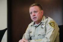 El alguacil del Condado Clark Kevin McMahill habla con el Review-Journal reflexionando sobre su ...