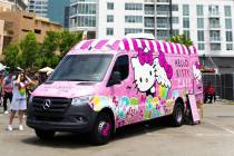 El Hello Kitty Cafe Truck volverá a Las Vegas el 9 de marzo de 2024. (Hello Kitty Cafe Truck)