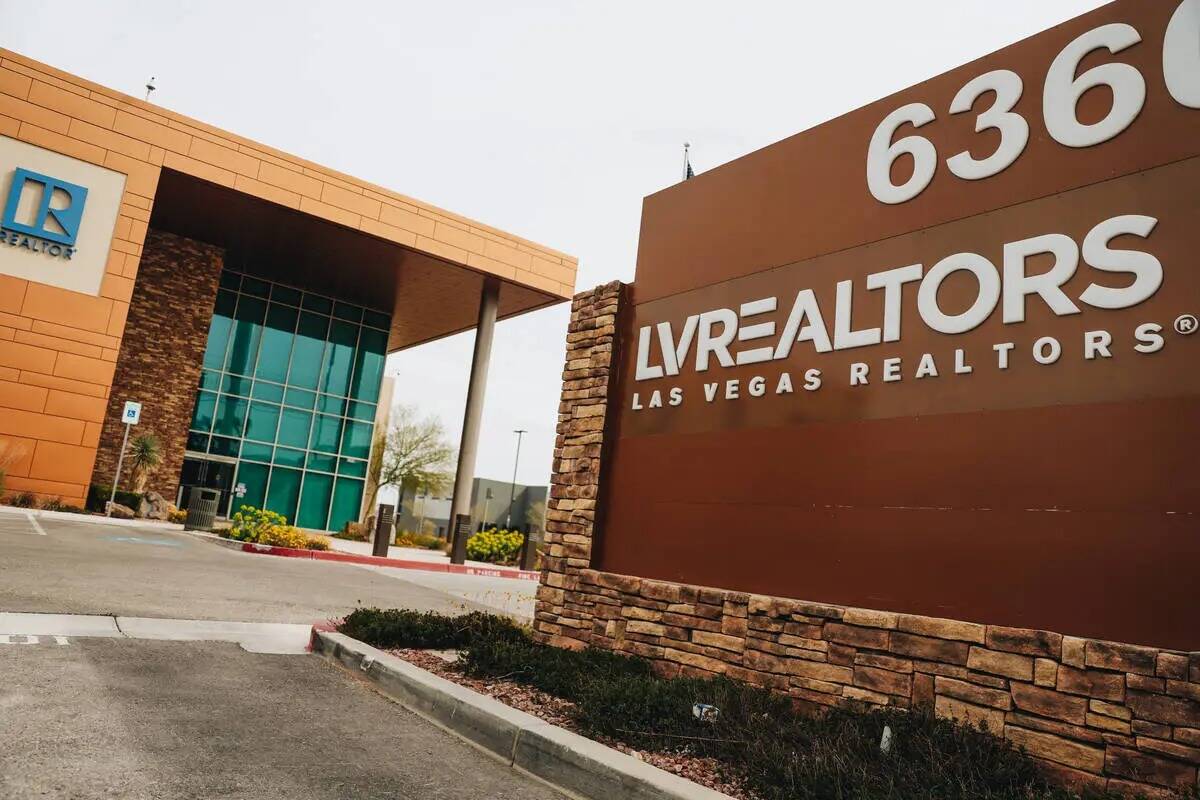 El edificio de Las Vegas Realtors se ve el domingo, 10 de marzo de 2024, en Las Vegas. (Madelin ...
