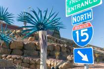 Una parte de la Interestatal 15 en el sur del valle de Las Vegas tendrá restricciones de carri ...