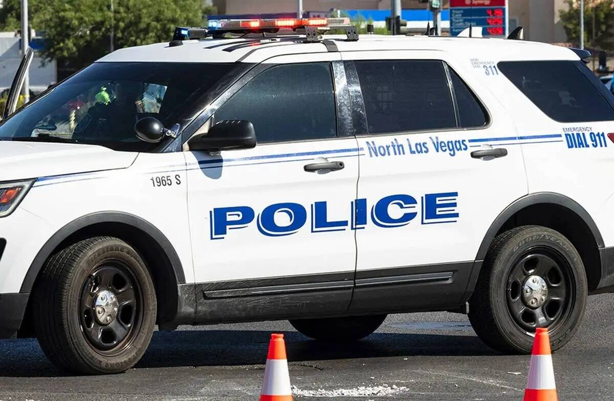 Policía de North Las Vegas (Bizuayehu Tesfaye/Las Vegas Review-Journal)