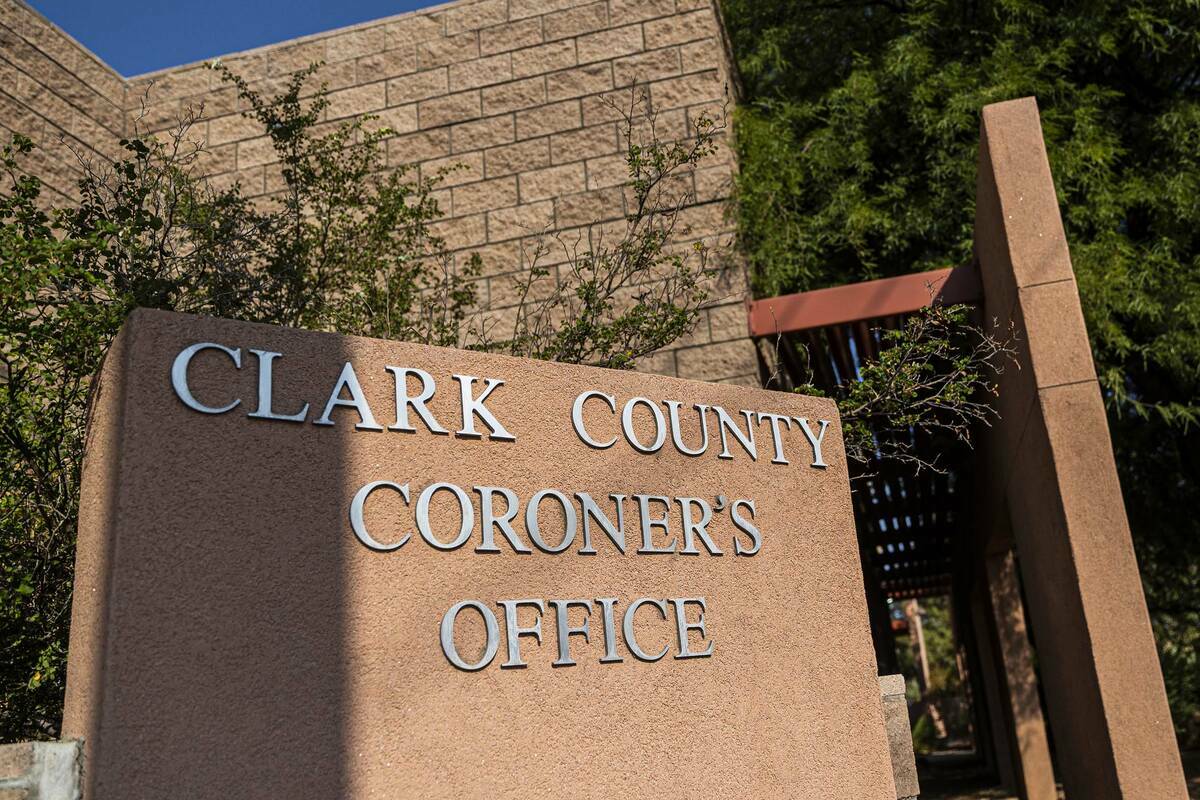 Oficina del Forense del Condado Clark (Benjamin Hager/Las Vegas Review-Journal)