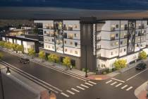 Representación del proyecto de apartamentos de uso mixto shareDOWNTOWN que se construirá en e ...