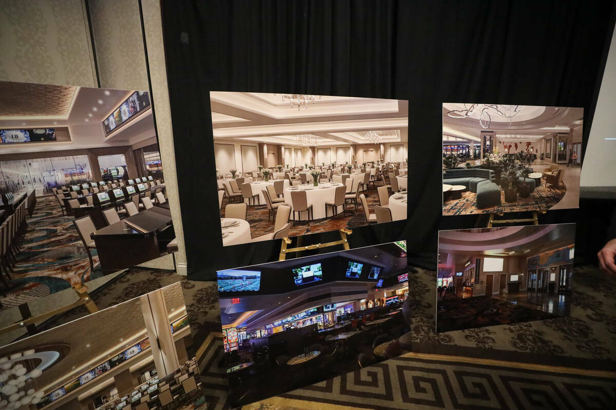 Representaciones de las futuras renovaciones en el resort-casino Suncoast se muestran arriba co ...