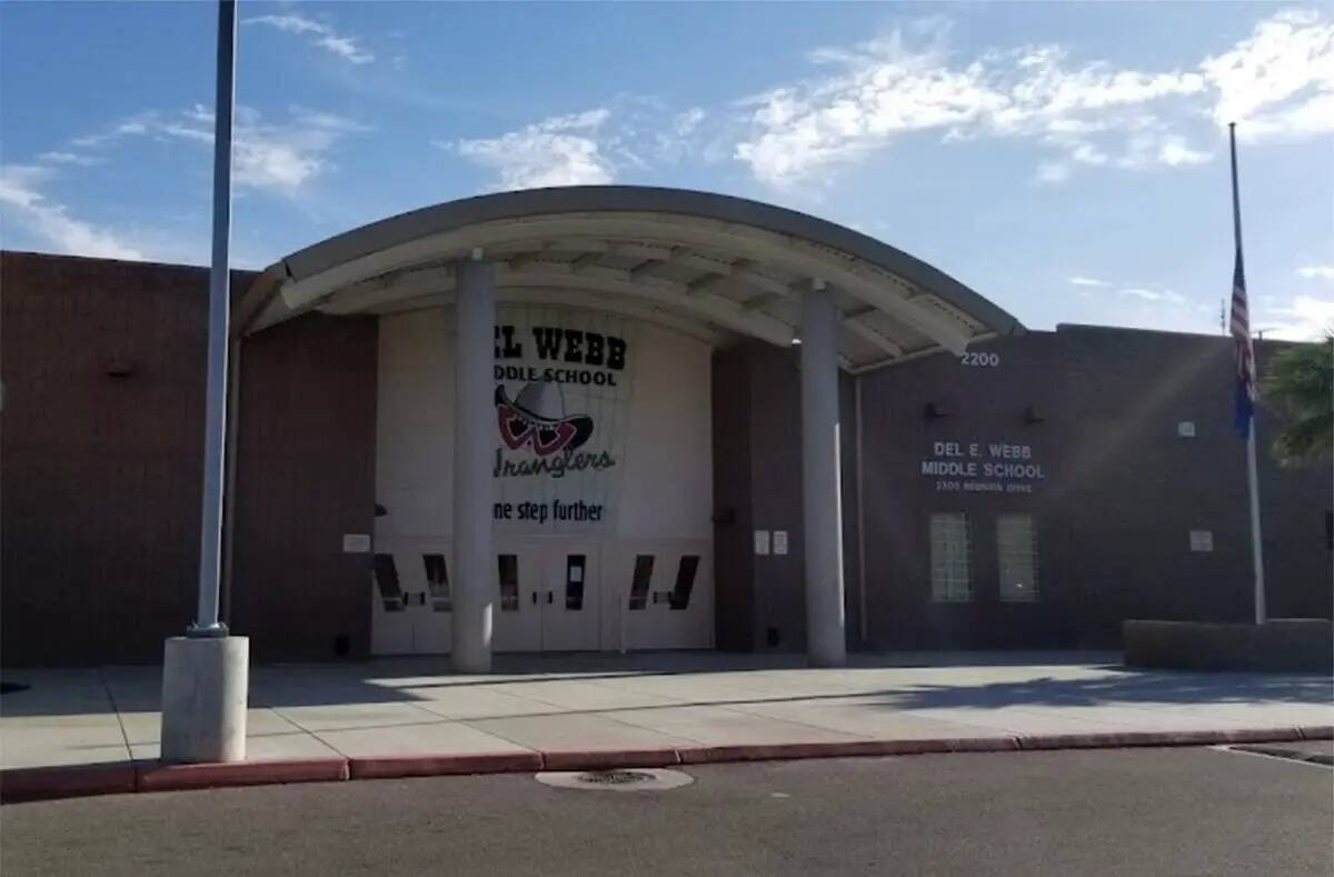 Del E. Webb Middle School en Henderson. (Las Vegas Review-Journal)