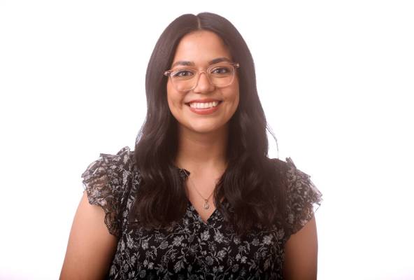 Laura Anaya-Morga at the Las Vegas Review-Journal in Las Vegas on Tuesday, March 12, 2024. (K.M ...
