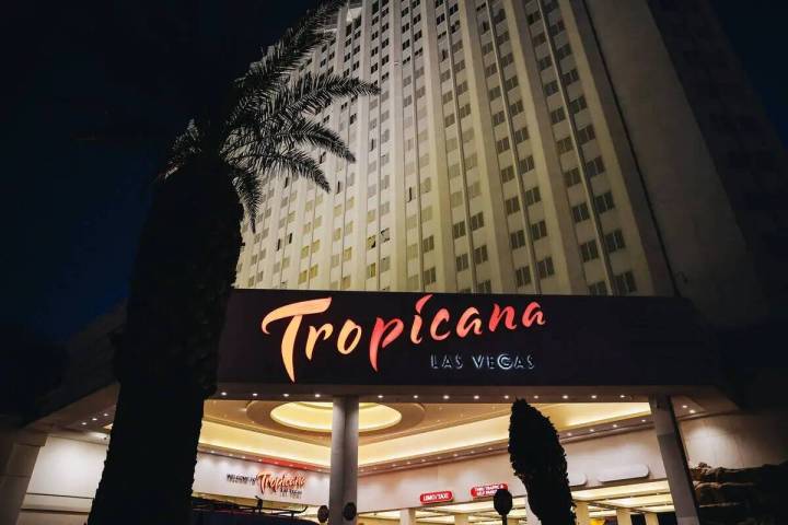 El Tropicana Las Vegas, el jueves 16 de noviembre de 2023, en Las Vegas. (Madeline Carter/Las V ...