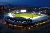 El Las Vegas Ballpark en Downtown Summerlin, sede del equipo de béisbol triple A Las Vegas Avi ...