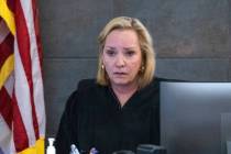La jueza de paz de Las Vegas Ann Zimmerman, vista en mayo de 2023. (Bizuayehu Tesfaye/Las Vegas ...