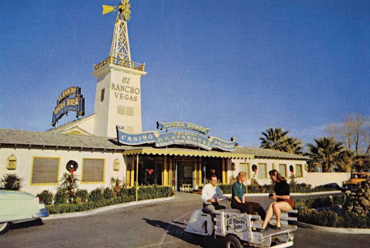 El Rancho Vegas personificó el estilo del Viejo Oeste de los inicios del Strip de Las Vegas. ( ...