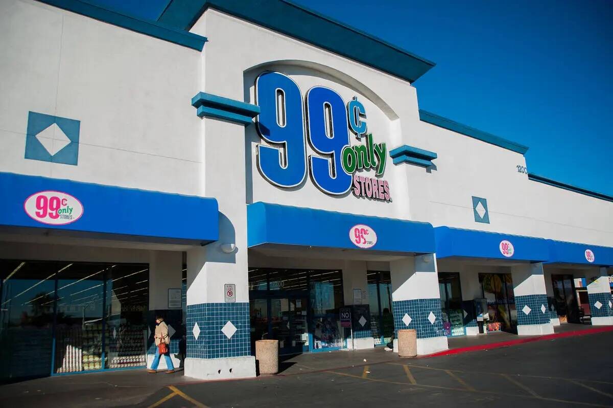 La tienda 99 Cents Only en 1200 S. Decatur Blvd. en Las Vegas. (Las Vegas Review-Journal)