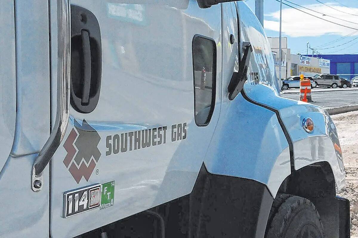 Southwest Gas bajará sus tarifas este otoño. (Erik Verduzco/Las Vegas Review-Journal)
