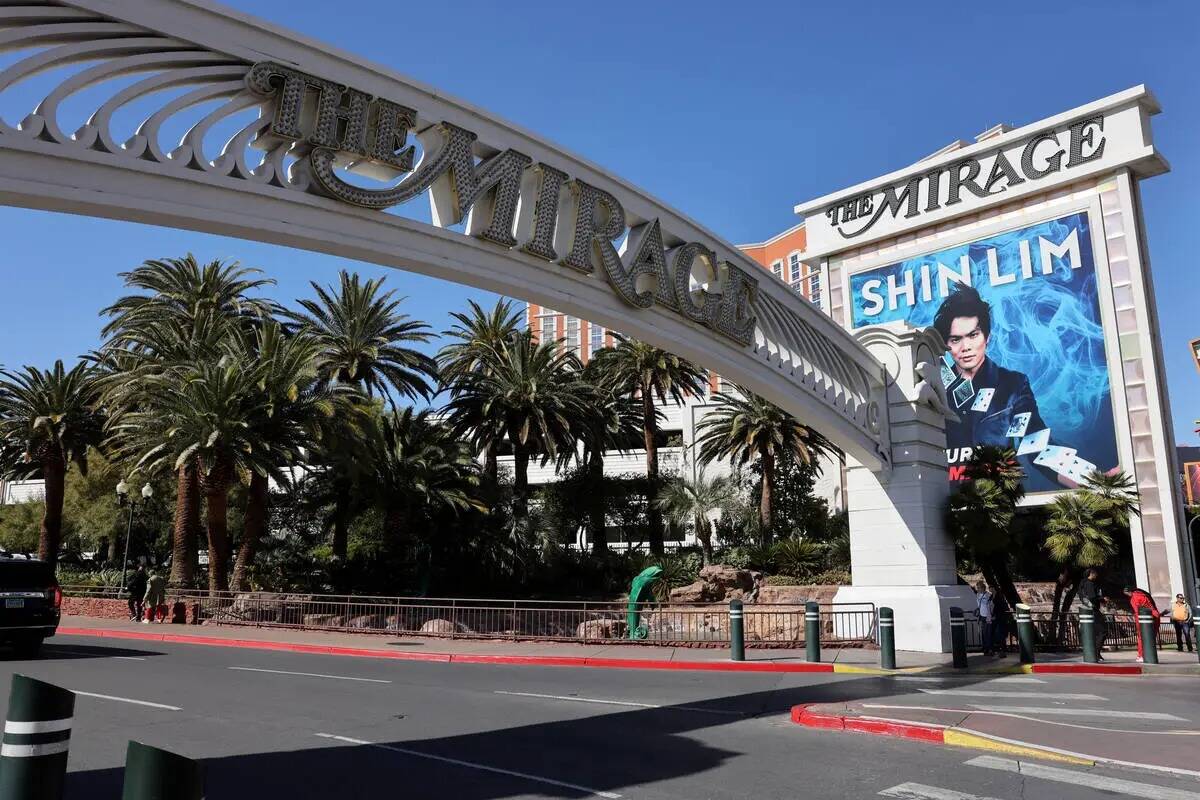 El Mirage en el Strip de Las Vegas, el martes 7 de marzo de 2023. (K.M. Cannon/Las Vegas Review ...