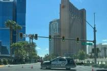 El Departamento de Policía Metropolitana de Las Vegas se vio involucrado en dos persecuciones ...