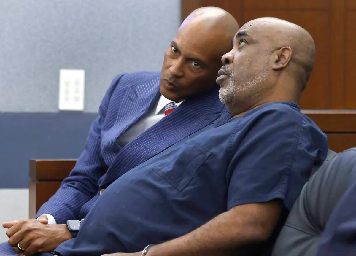 Duane Davis, acusado de orquestar el asesinato en 1996 del icono del hip-hop Tupac Shakur, a la ...