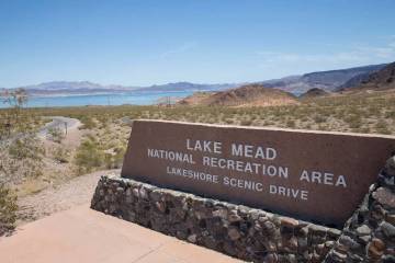 Entrada del Área Recreativa Nacional del Lago Mead (Richard Brian/Las Vegas Review-Journal)