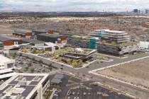 Esta vista aérea muestra la propuesta de Nevada Studios Campus, que se ubicará en el Harry Re ...