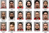 18 personas fueron arrestadas en relación con una operación dirigida contra depredadores sexu ...