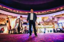 El presidente de Virgin Hotels Las Vegas, Cliff Atkinson, posa para un retrato en el interior d ...