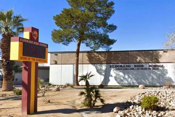 Eldorado High School en Las Vegas. (L.E. Baskow/Las Vegas Review-Journal)