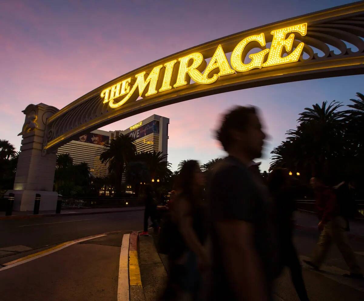 The Mirage en Las Vegas el sábado 3 de febrero de 2018. Chase Stevens Las Vegas Review-Journal