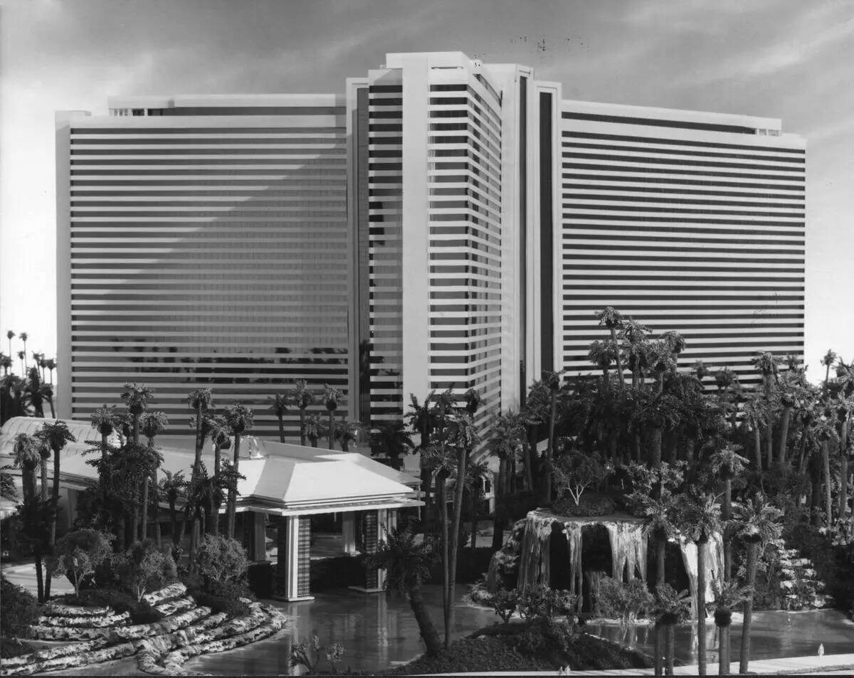 Un dibujo arquitectónico del hotel-casino Mirage se muestra en esta foto sin fecha. (Las Vegas ...