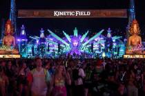 Kinetic Field se enmarca con instalaciones artísticas durante el segundo día del festival de ...