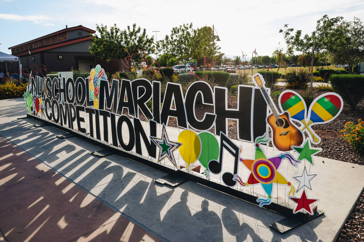 La segunda competencia anual de Mariachi de North Las Vegas en Craig Ranch Park el sábado 18 d ...