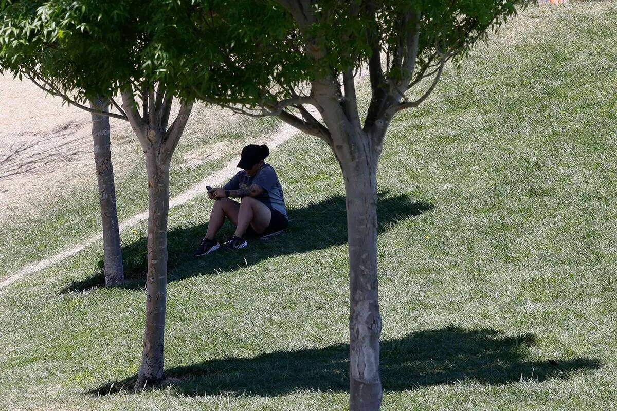 La sombra podría estar en demanda en Las Vegas esta semana con cielos soleados esperados gran ...