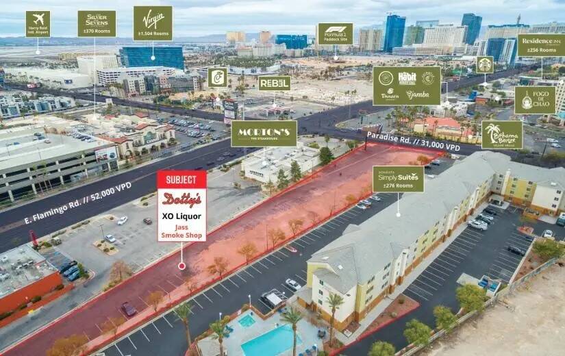 Vista general del sitio del nuevo centro comercial que se proyecta construir en 4080 Paradise R ...