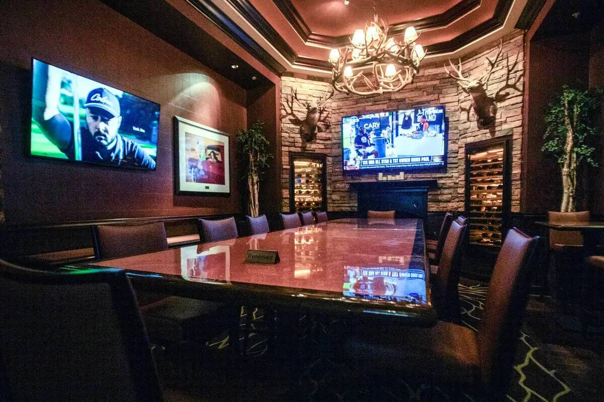 El salón privado del Sierra Gold, uno de los locales emblemáticos de PT's Tavern, el jueves 6 ...