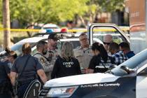 Policía de Las Vegas investiga escena en donde encuentra los cuerpos de varios animales dentro ...