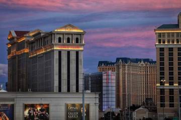Caesars Palace en el Strip de Las Vegas, el viernes 15 de febrero de 2019. (Las Vegas Review-Jo ...