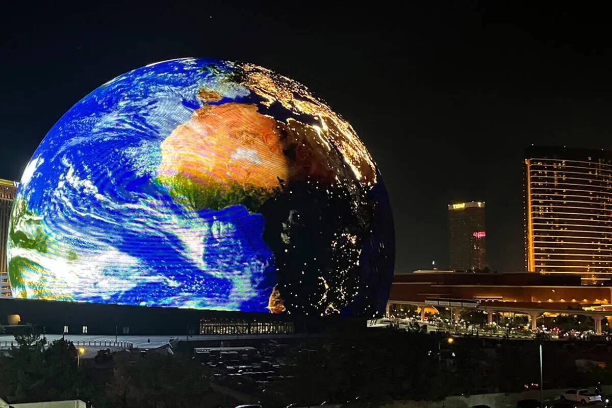 La Sphere ilumina el horizonte de Las Vegas con un espectáculo para celebrar el Día de la Ind ...