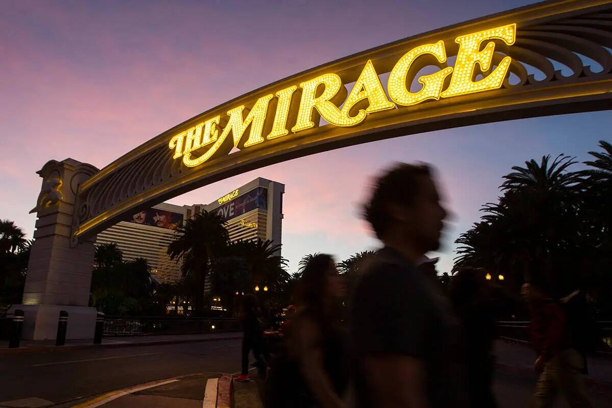 El Mirage de Las Vegas el sábado 3 de febrero de 2018. (Chase Stevens/Las Vegas Review-Journal)