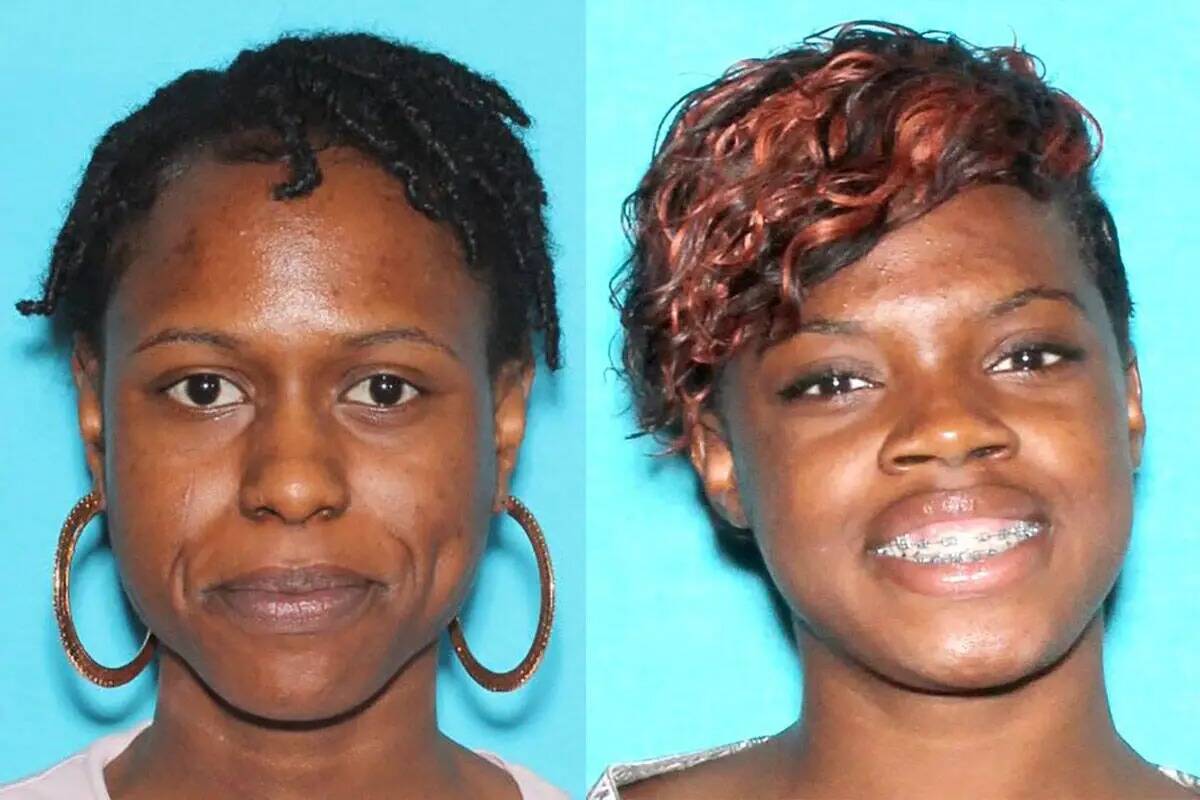 Kaleah Manning, izquierda, y Raenysa Washington. (Fotos del NDOT)