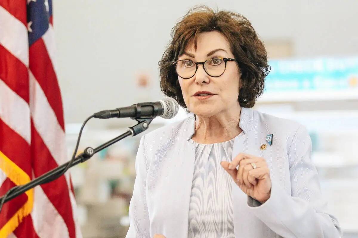 La senadora Jacky Rosen. (Madeline Carter/Las Vegas Review-Journal)