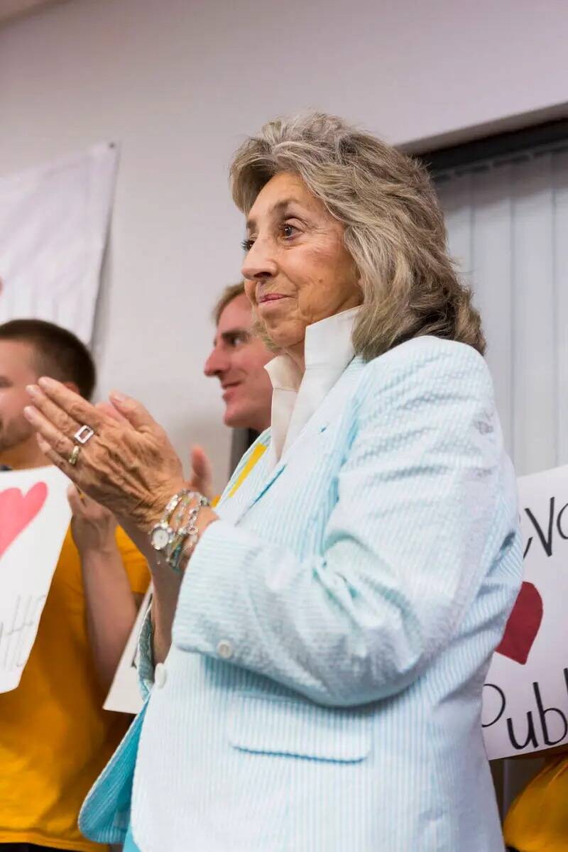 Representante Dina Titus, demócrata por Nevada. Foto: Las Vegas Review-Journal Las Vegas Revie ...