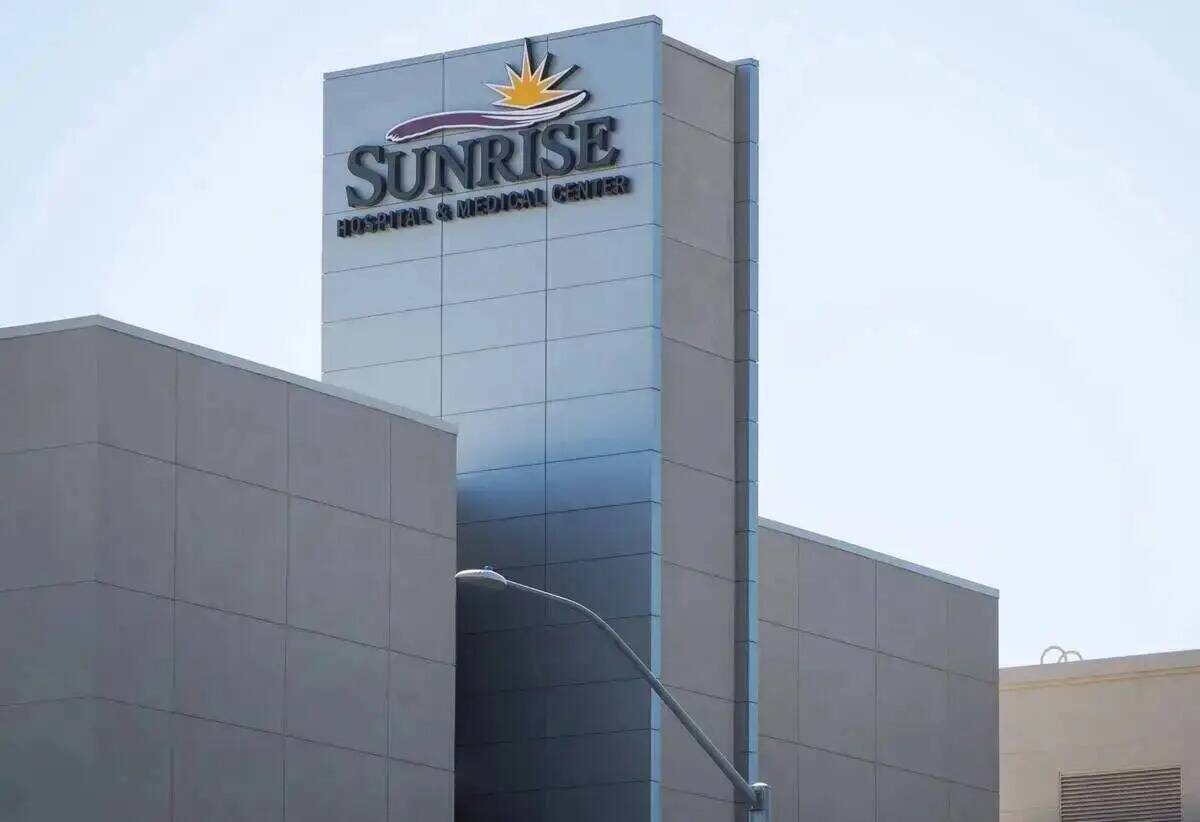 Sunrise Hospital and Medical Center (Amaya Edwards/Las Vegas Review-Journal)