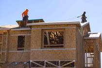 Se está construyendo una nueva comunidad de viviendas en Las Vegas. (Bizuayehu Tesfaye/Las Veg ...