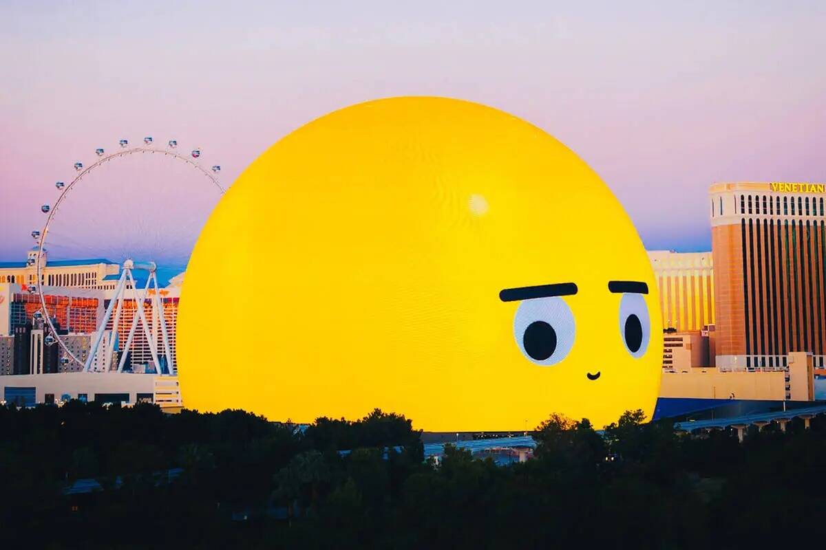 El sonriente Emoji amarillo se ha convertido en la gigantesca cara pública de la empresa Spher ...