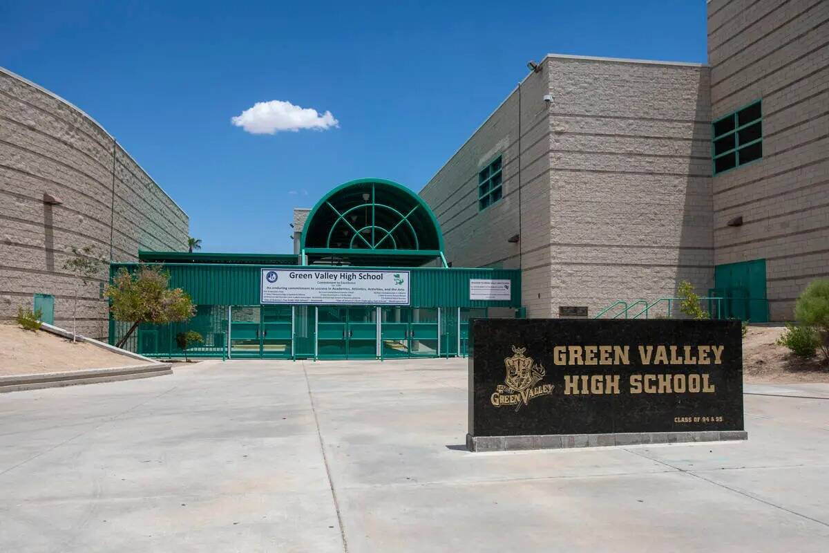 Green Valley High School el 25 de junio de 2024, en Henderson. (Daniel Jacobi II/Las Vegas Revi ...