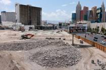 El Tropicana en proceso de demolición en el Strip de Las Vegas, el lunes 22 de julio de 2024. ...