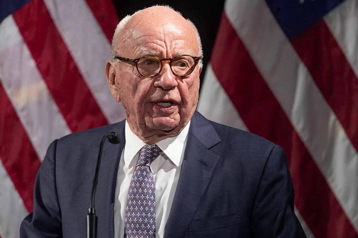 Rupert Murdoch en la gala de los premios Herman Kahn, el miércoles 30 de octubre de 2019, en N ...