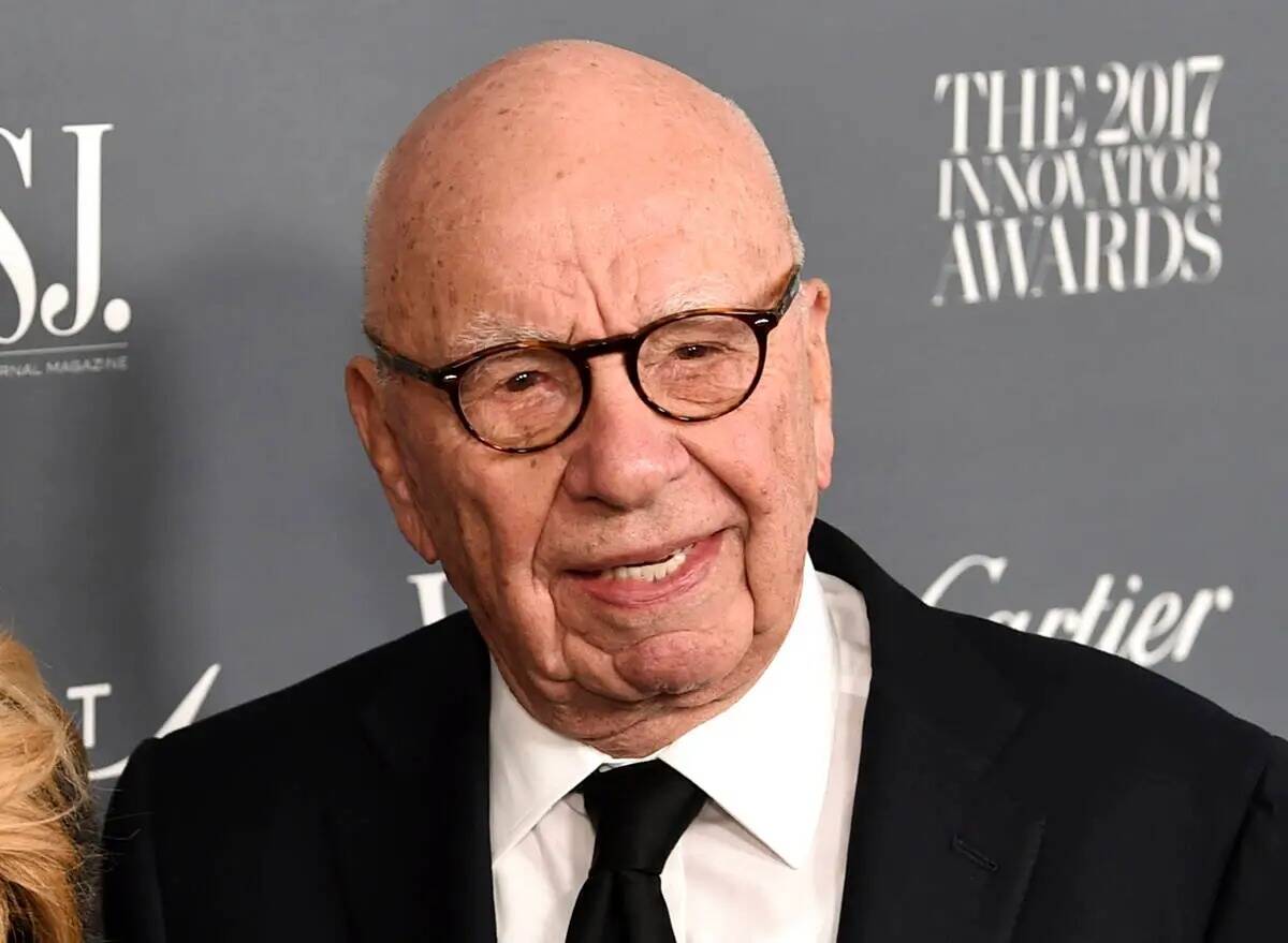 ARCHIVO - Rupert Murdoch asiste a la entrega de los WSJ. Magazine 2017 Innovator Awards en el M ...