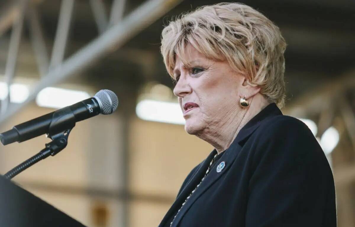 Archivo - La alcaldesa de Las Vegas, Carolyn Goodman, el jueves 23 de mayo de 2024, en Las Vega ...