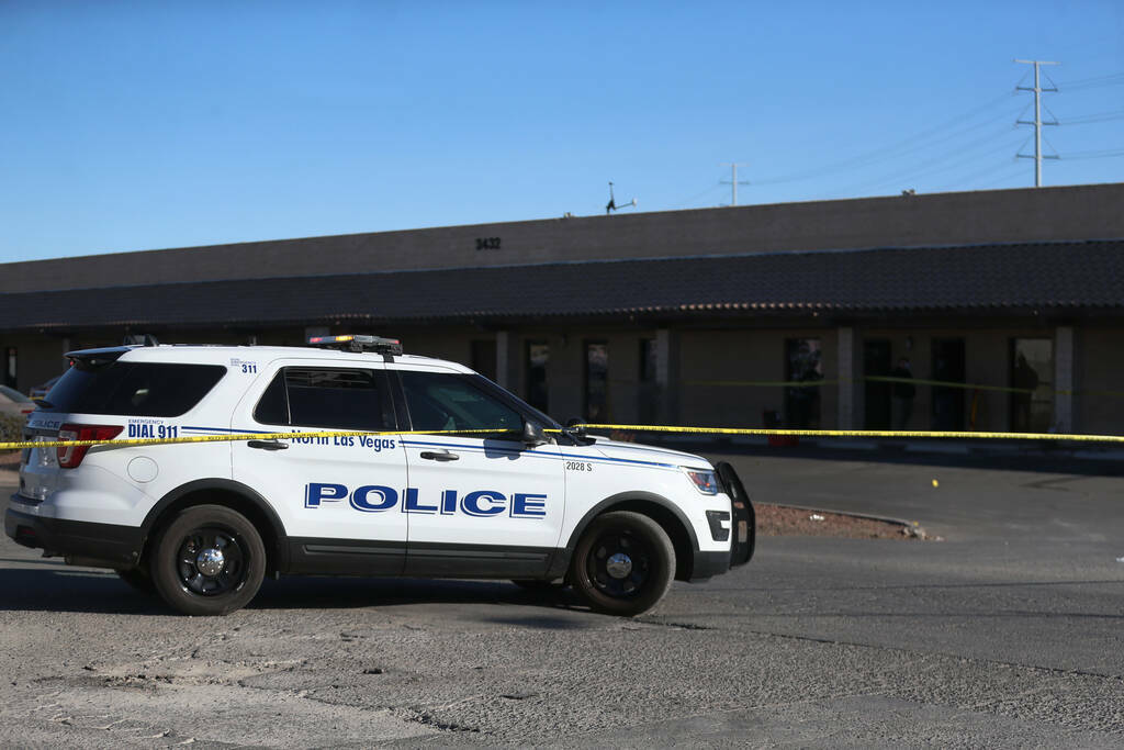 Vehículo del Departamento de Policía de North Las Vegas. (Erik Verduzco/Las Vegas Review-Journal)